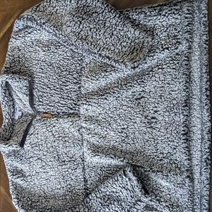 Time and Tru gray half zip Sherpa size XXL